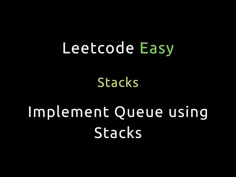 Implement Queue using Stacks - Python