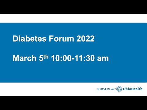 Diabetes Forum Session Q & A