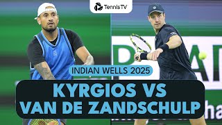 Nick Kyrgios vs Botic Van de Zandschulp Match Highlights | Indian Wells 2025