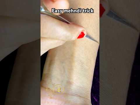 Easy mehndi tricks #bridalmehndi #mehndi #mehndidesign #henna #trendingvideo #trendingshorts