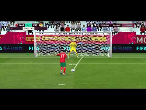 FIFA 23 || Morocco Vs Spain Penalty || FIFA World Cup Match || Final Match FIFA || FIFA Mobile 2023