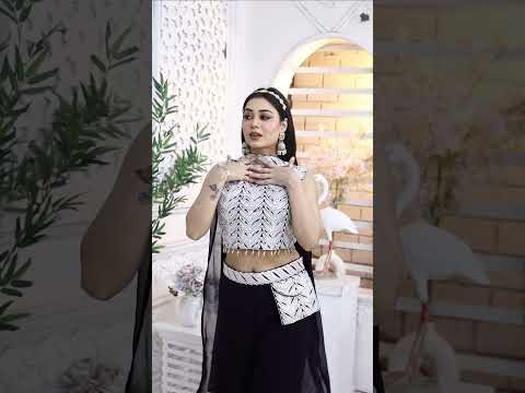 Party Wear Sharara Suit With Short Top For Wedding | SUJATA'S COLLECTION #ytshorts #ytshort #shorts