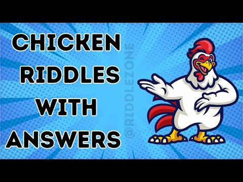 CHICKEN RIDDLES WITH ANSWERS #chickenriddles #riddles