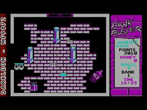 Bank Buster © 1990 Novtech - PC DOS - Gameplay