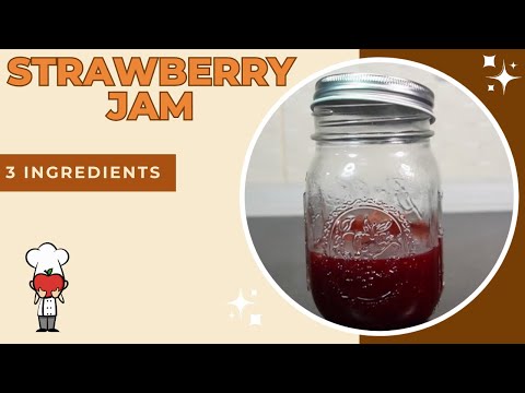 Easy, 3 Ingredient Strawberry Jam – Without Pectin