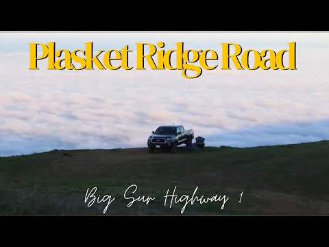 Monterey to Plasket Ridge Road in Big Sur + Truck Camping #bigsurcamping #big sur #PlasketRidge