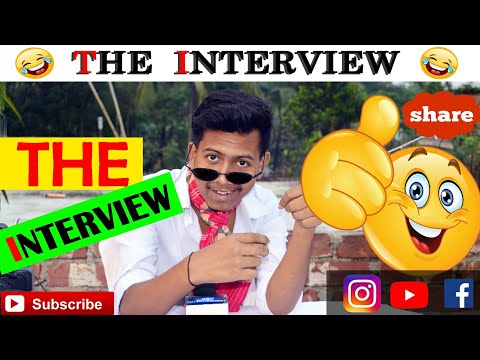 The Interview || Funny Interview  || Hindi || Full Comedy Video