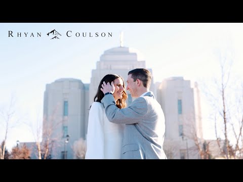 Winter Wedding at Meridian Idaho Temple // Rhyan + Coulson