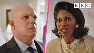 Elektra Abundance reads a transphobic salesman to FILTH 🔥💅 | Pose - BBC