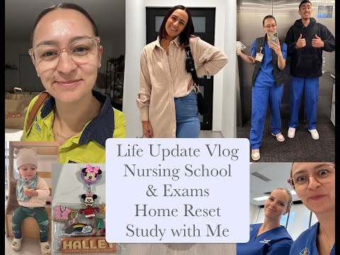 Life Vlog Catchup | Nursing School/Exams/Study/Family Fun 🥰📚👩‍⚕️👨‍👩‍👧💖