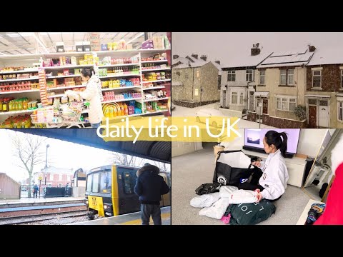 Day in my Life in UK | Grocery Shopping | Thrifted Clothes Haul