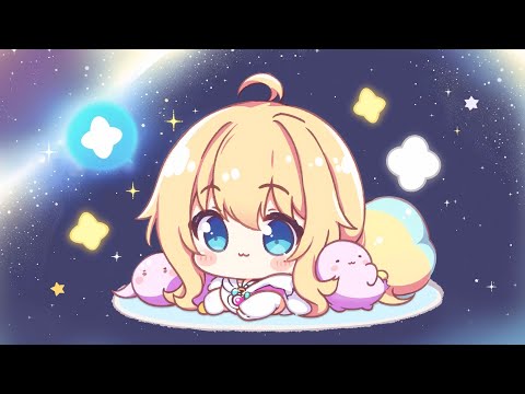 【作業用BGM】夜風のささやきリズム　【1時間耐久／かわいい／作業用／配信用／勉強用】フリーBGM