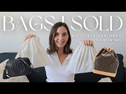 DOUBLE LUXURY UNBOXING & BAGS I SOLD IN 2023 👜 | The bags I'm selling in 2024 & sister catch ups