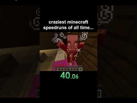 craziest minecraft speedruns of all time...