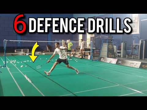 Defence Drills - Badminton training for Advance Players