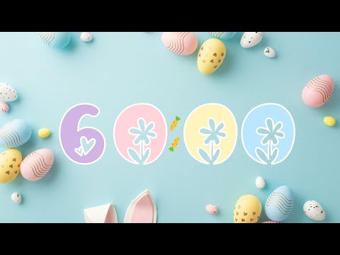 60 Minute Pastel Springtime Countdown Timer