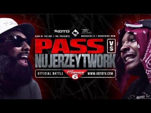 NU JERZEY TWORK vs PASS - KOTD x TBL - FULL RAP BATTLE