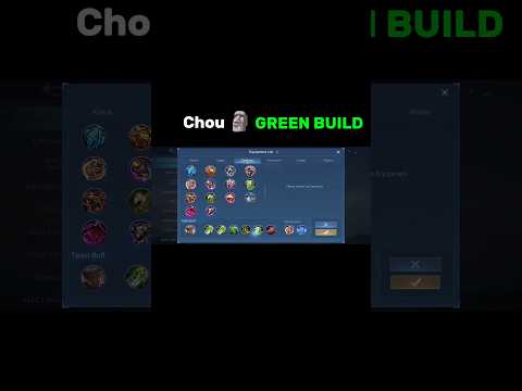 Chou Green Build Op #mobilelegends #shorts