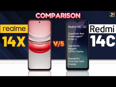 Redmi 14C vs realme 14x : Which Phone is Best❓😲