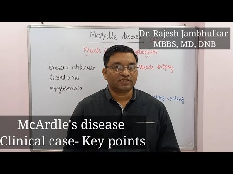 McArdle's disease - Key Points - Clinical case