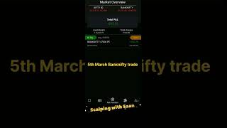 5th March Banknifty option trade || Only price action & candle reading base Scalping