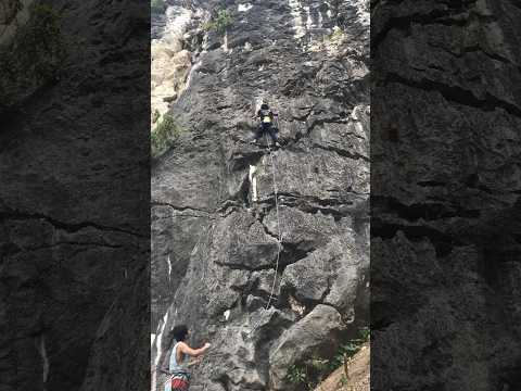 Slab climbing outdoors Philippines