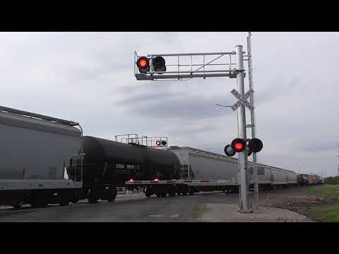 County Road 2100 E. Grade Crossing (Sidney, IL) 6/4/19