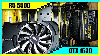 Ryzen 5 5500 + GTX 1630 Gaming PC in 2022 | Tested in 7 Games