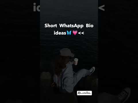 sʜᴏʀᴛ ᴡʜᴀᴛsᴀᴘᴘ ʙɪᴏ  ɪᴅᴇᴀs 🦋💗  #ᴀᴇsᴛʜᴇᴛɪᴄ  #bio #whatsapp #youtube