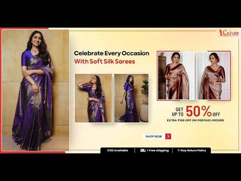 ✨ Celebrate Every Occasion with Soft Silk Sarees | Lajreedesigner ✨