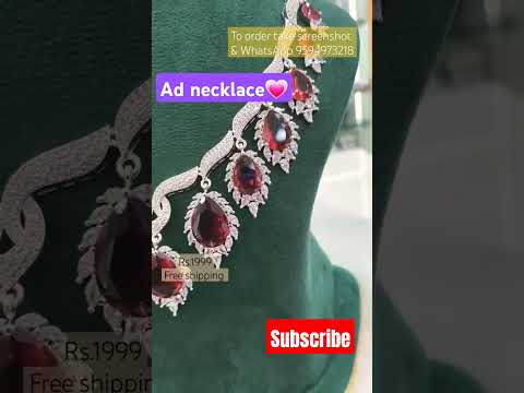 Beautiful ad necklace 👌💕 #ytshorts #fashion #necklace #youtubeshorts #marathi #trending #shortvideo