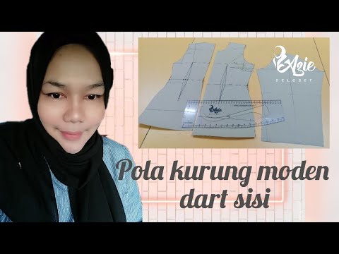 Tutorial pola kurung moden dart sisi part 2