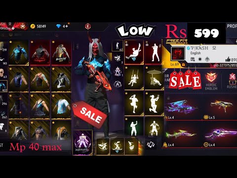 Free Fire id Sell Low Price 💸||FF id Sell 🛒Low Price ma id🤯|Trusted id Seller // VR SAILORS TRUSTED