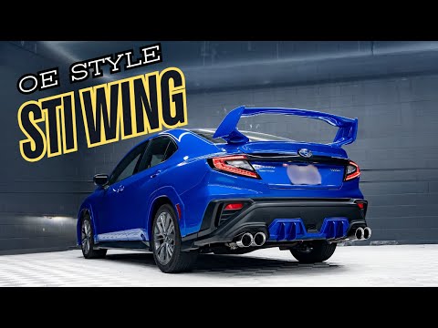 SUBARU WRX OE STYLE STI WING | 2022 + VB CHASSIS