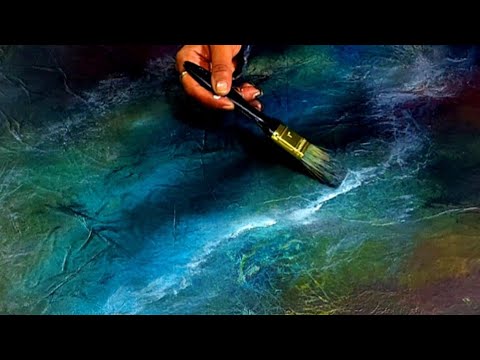 COLOR THEORY for Stunning Textured Art: 🎨 How I Blend PRIMARY HUES / Abstract Acrylic Painting (446)