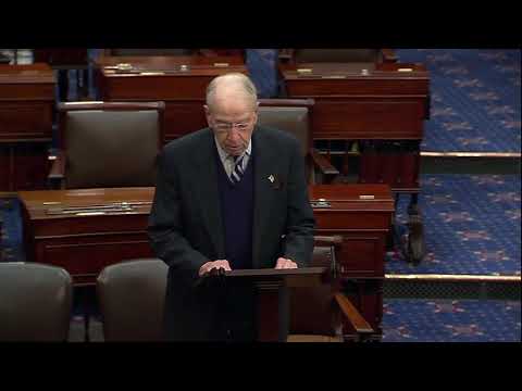 Grassley Thanks Rural Pharmacists on the Senate Floor