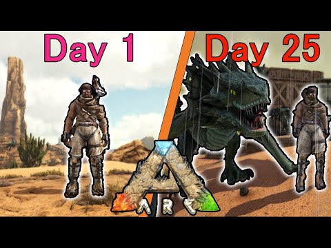 I Spent 25 Days on Scorched Earth Here's What Happened... | ARK: Survival Evolved | Scorched Earth