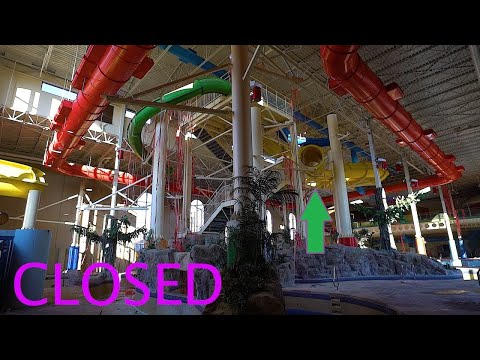 Exploring an Abandoned Indoor Water Park (Waterslide Ruins)