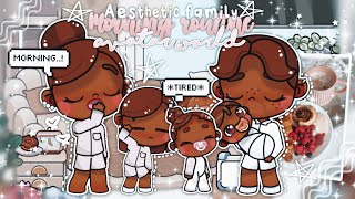 *AESTHETIC* Family morning routine in AVATAR WORLD ☀️🪥🥞 ‧₊˚ || *voiced* || Avatar World Roleplay