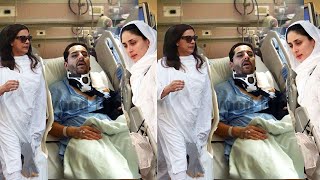 1st Wife Amrita Singh Visit Saif Ali Khan at Lilavati Hospital