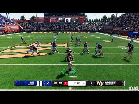 EA SPORTS College Football 25 - Duke Blue Devils vs Wake Forest Demon Deacons - Gameplay (UHD) [4K]