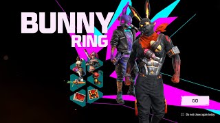 NEW BUNNY RING EVENT FREE FIRE | BUNNY MASTERMIND BUNDLE SPIN | FREE FIRE NEW EVENT