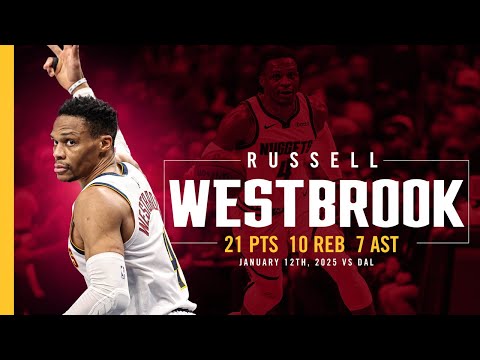 Russell Westbrook Full Game Highlights vs. Mavs  📺 |  1/12/25