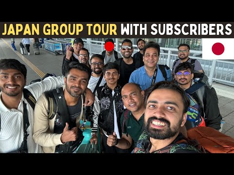 JAPAN Group Tour with 14 Subscribers !!!