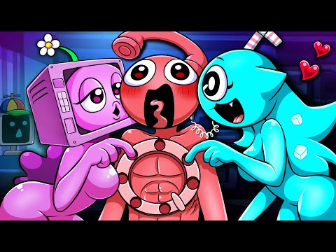 Microwave & Aqua : Tele! I Love U | Incredibox Sprunki Animation