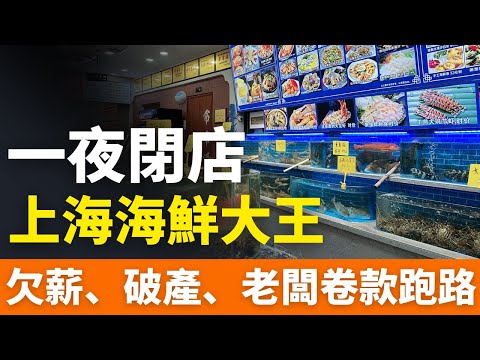 欠薪！破產！跑路！上海海鮮大王！一夜閉店！拖欠2000多名員工7個月工資、1000萬的貨款未結、超40家門店關門！昔日上海餐飲界明珠--寶燕壹號，熬不下去，徹底「涼了」！