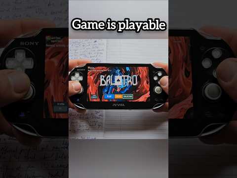 New BALATRO Ps Vita Port available NOW🔥                          #balatro #psvita #github