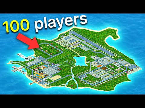 100 Players Simulate Island Civilization in Project Zomboid