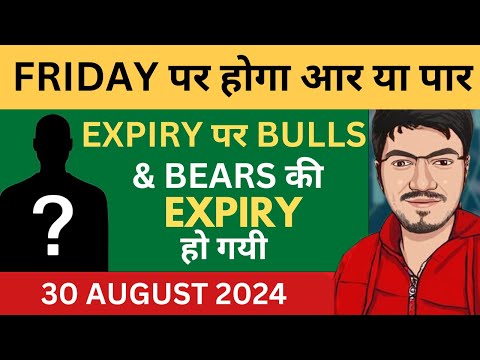 Nifty Prediction and Bank Nifty Analysis for Friday | 30 August 2024 | Bank NIFTY Tomorrow