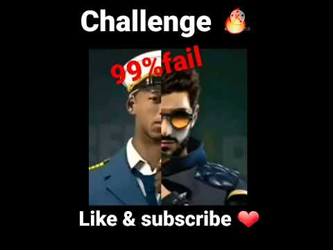 Free Fire 99% Fail This Challenge🔥Double tap & Complete alok Full Face to win this challenge #shorts